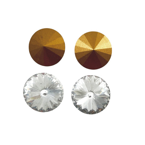 Swarovski Crystal AB 1122 Rivolis 16mm