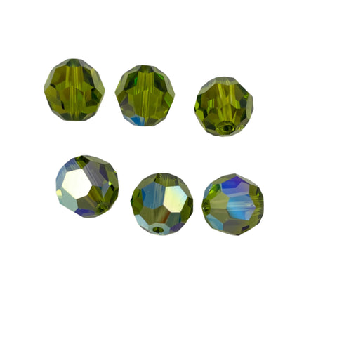 Swarovski Olivine AB 10mm Crystal Beads 5000