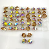 Swarovski light colorado topaz crystal beads 5307
