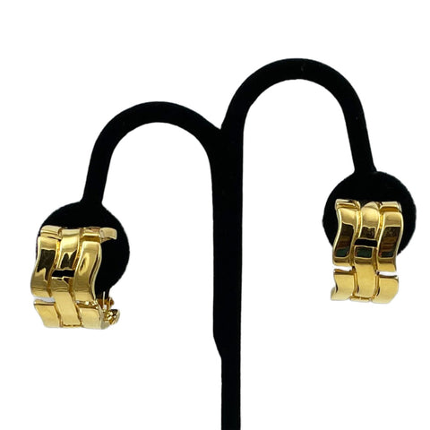 Anne Klein Gold Hoop Clip On Earrings