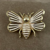 R. N. K. Enamel Bumble Bee Brooch