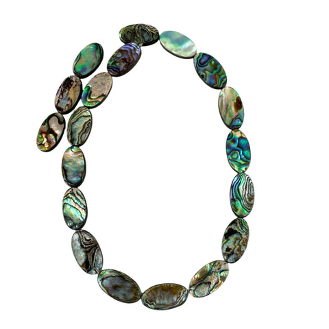 Large Paua Abalone Shell Ovals Beads