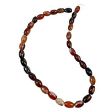 Natural Agate Oval Beads 12mm