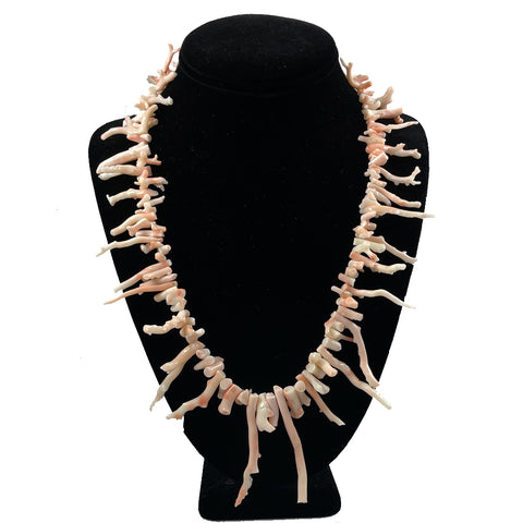 Angel Skin Coral Branch Beads Rare Natural