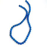 Blue Agate Round Beads 7mm