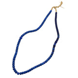 Antique Blue Glass Trade Bead Necklace