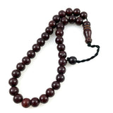 Brown Islamic Prayer Worry Beads Plastic Vintage