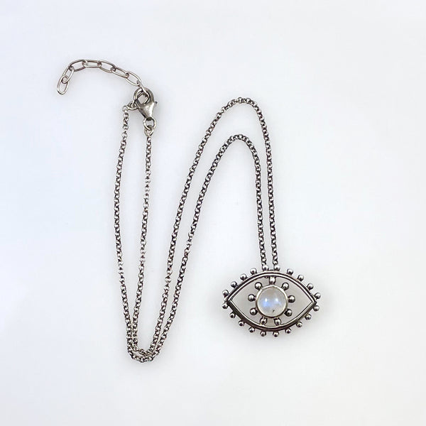 Moonstone Evil Eye Anklet main image 0