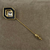 Givenchy Enamel & Crystal Stick Pin