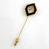 Givenchy Enamel & Crystal Stick Pin