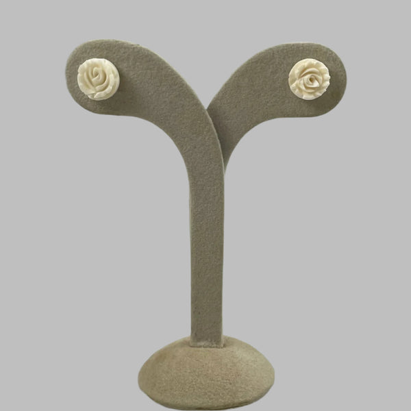 Gold Ivory Earings main image 1