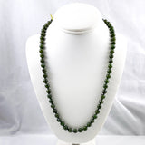 Green Jade Necklace Vintage Chinese