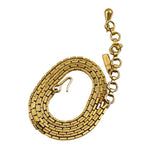 Monet Gold Box Chain Necklace