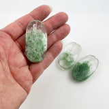 Light Green Moss Agate Beads