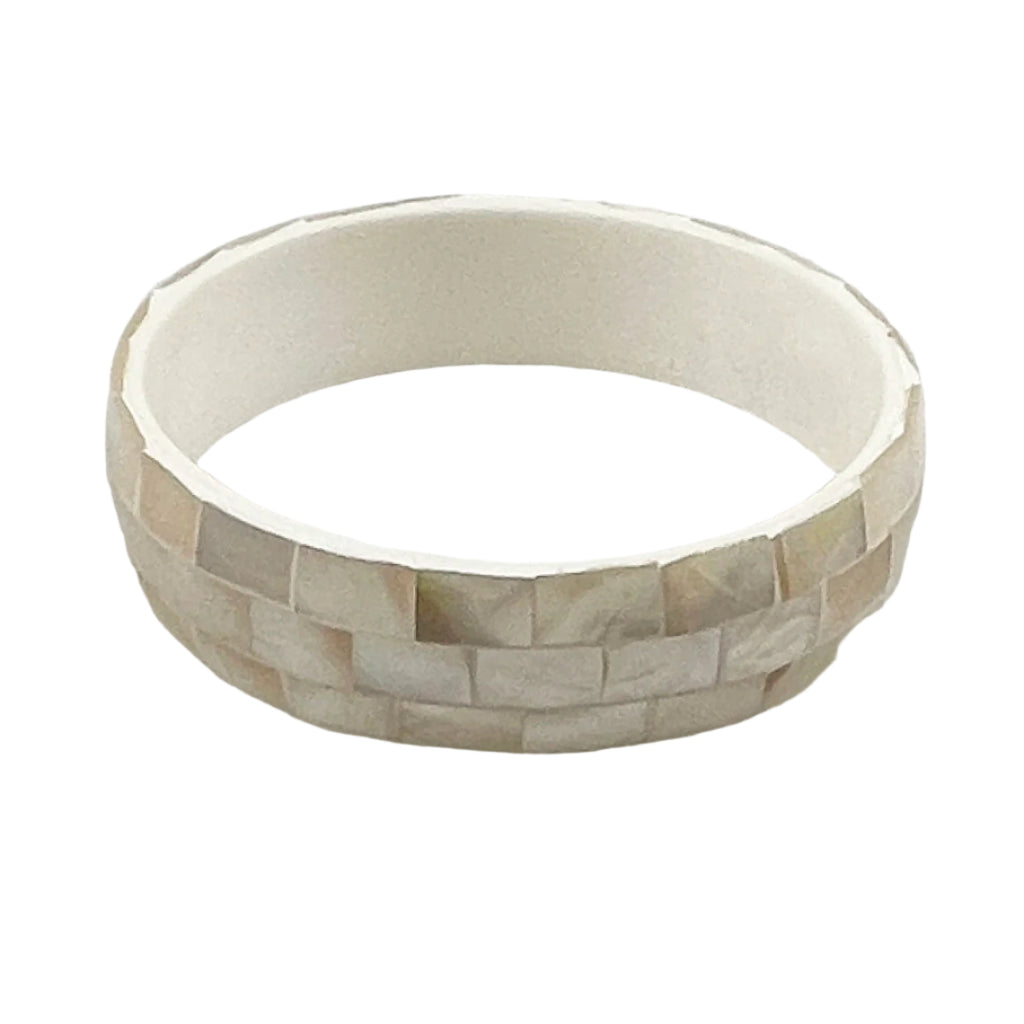 Mother of Pearl Bangle Bracelet