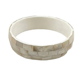 Mother of Pearl Bangle Bracelet