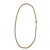 Vintage Napier Gold Rope Chain Necklace