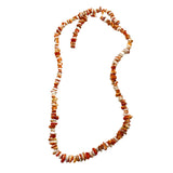Orange Spiny Oyster Shell Heishe Beads