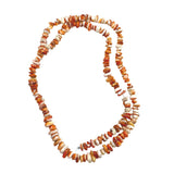 Orange Spiny Oyster Shell Heishe Beads
