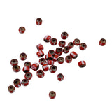 Red & White Venetian Striped Trade Beads 4mm