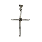 Sterling Silver Mexican Cross Pendant Vintage