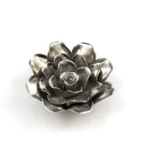 Sterling Silver Artisan Floral Pendant