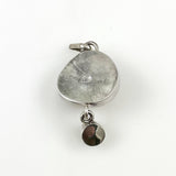 Sterling Silver Shell & Pearl Pendant