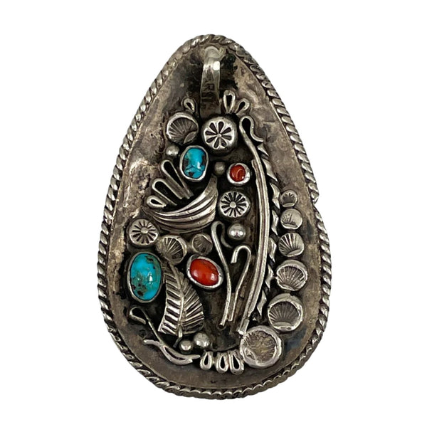 Grande Figurine Kamakshi Argent Sterling 925 - Style Antique - Balaji