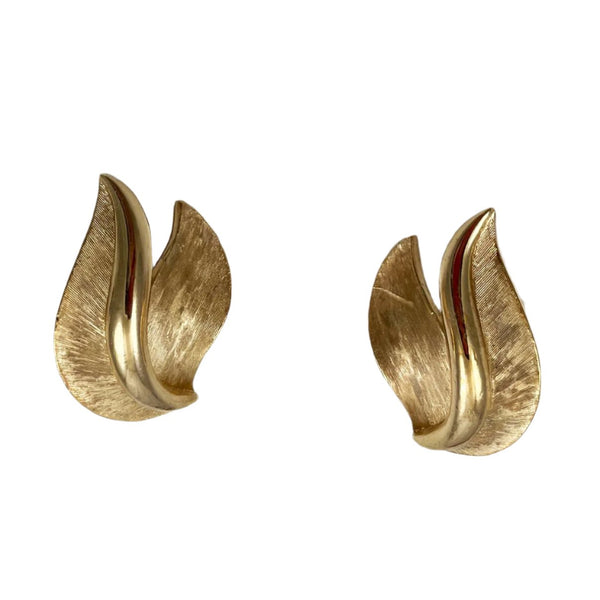 TRIFARI CROWN Plaqué or - Broche et boucles d'oreilles TRIFARI CROWN Plaqué or - Broche et boucles d'oreilles