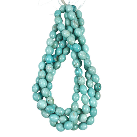 Turquoise Barrel Beads 14mm