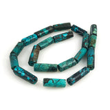 Natural Turquoise Tube Beads