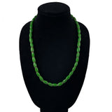 Green Watermelon African Trade Beads Necklace