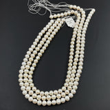 White Freshwater Potato Pearls 8mm