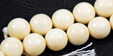 Elephant Ivory Round Beads Vintage