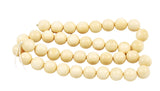 Elephant Ivory Round Beads Vintage