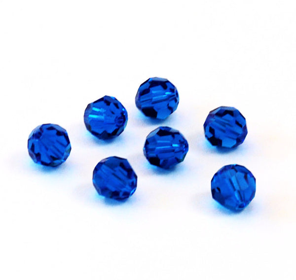 Swarovski Capri Blue Crystal Beads 5000 Estate Beads Jewelry
