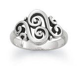 James Avery Sterling Spanish Swirl Ring