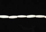 Close up of African Bone Trade Beads Necklace