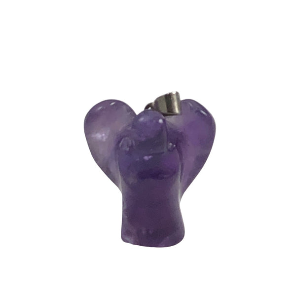 Amethyst Angel Pendant Estate Beads & Jewelry