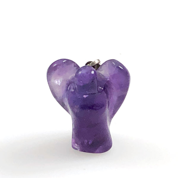 Amethyst Angel Pendant Estate Beads & Jewelry