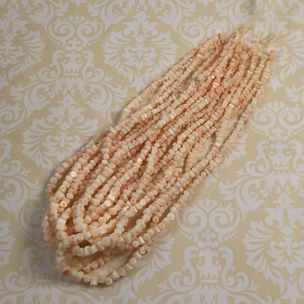 Angel Skin Coral Round Bead Strands – Estate Beads & Jewelry