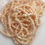 Angel Skin Coral Beads Graduated Strand