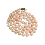 Angel Skin Coral Necklace 6-10mm Opera Length