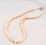 Angel Skin Coral Necklace 9.5mm