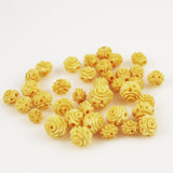 Antique Ivory Floral Beads