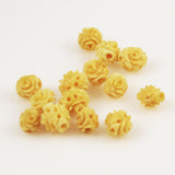 Antique Ivory Floral Beads