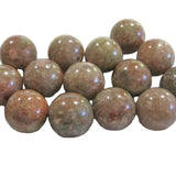 Autumn Jasper Gemstone Rounds