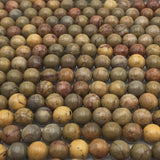 Autumn Jasper Gemstone Rounds