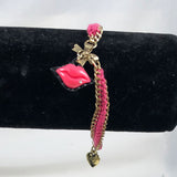 Betsey Johnson Pink Bracelet