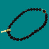 Black coral necklace vintage